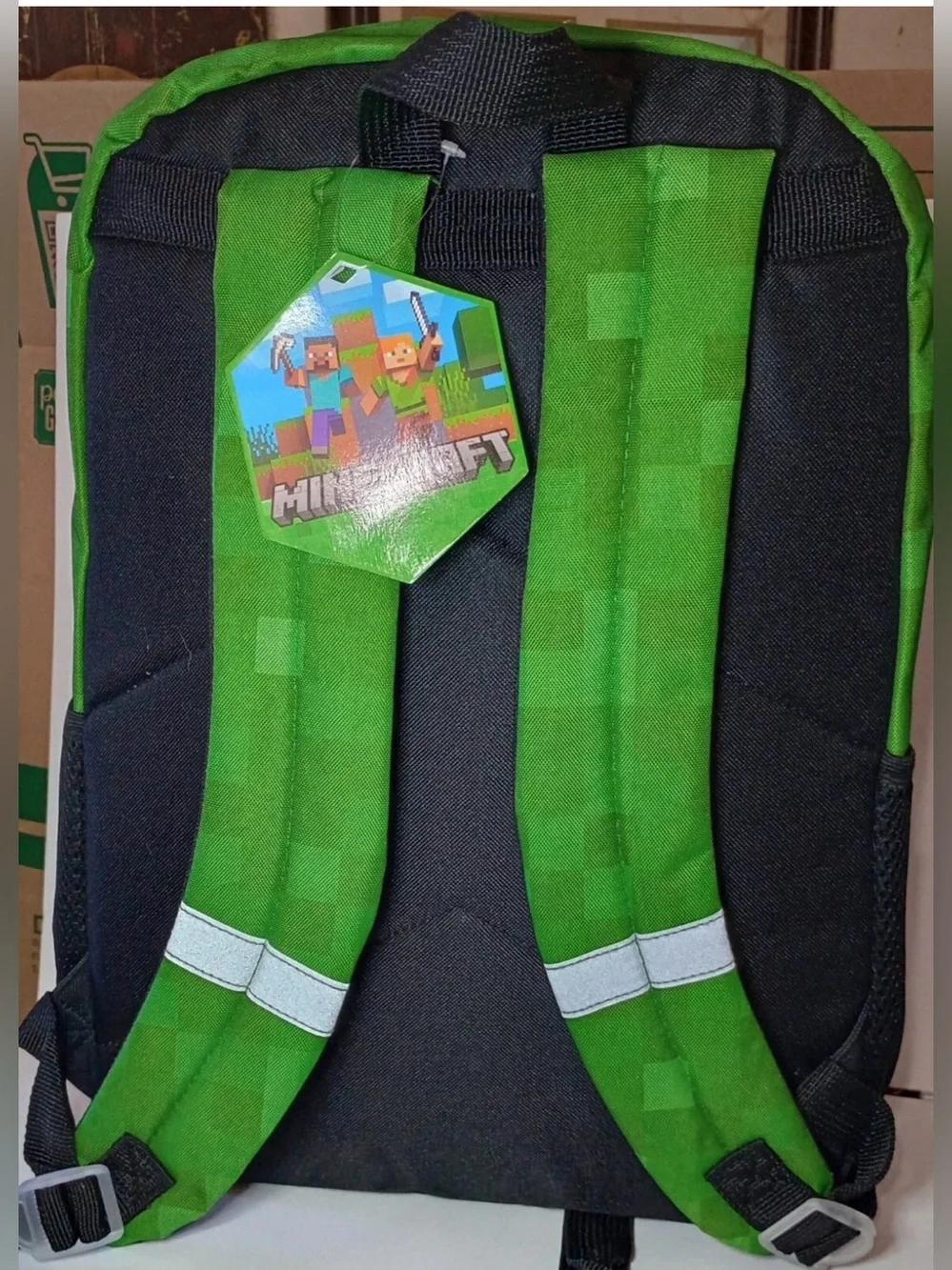 Minecraft Kids Backpack and Lunch Bag Set - Green Creeper